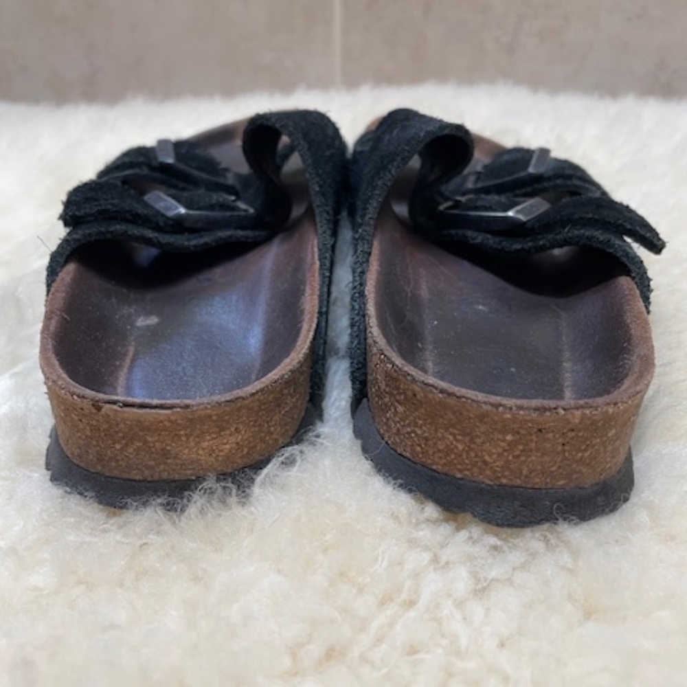 Birkenstock Arizona Softbed Suede Sandal Womens Sz 38 - Picture 5 of 7